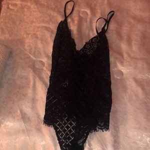 Black sexy teddy size large
